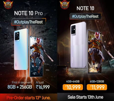 Infinix Note 10 Pro announced with a 6.95-inches FHD+ display, 90Hz refresh rate, and MediaTek Helio G95 SoC in India: Specs, Price