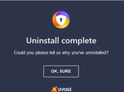Uninstall Avast Secure Browser?