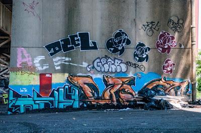 Graffiti, context, photographing street art, and the spatial complexity of urban infrastructure [Jersey City Mural Festival]