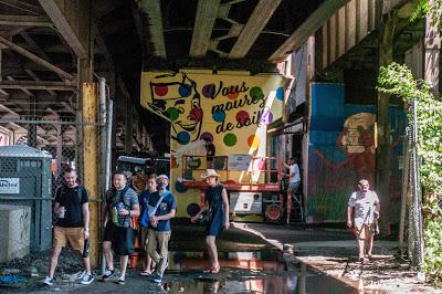 Graffiti, context, photographing street art, and the spatial complexity of urban infrastructure [Jersey City Mural Festival]
