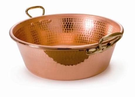 Mauviel M'Passion Hammered Copper Jam Pan