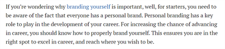 brand yourself