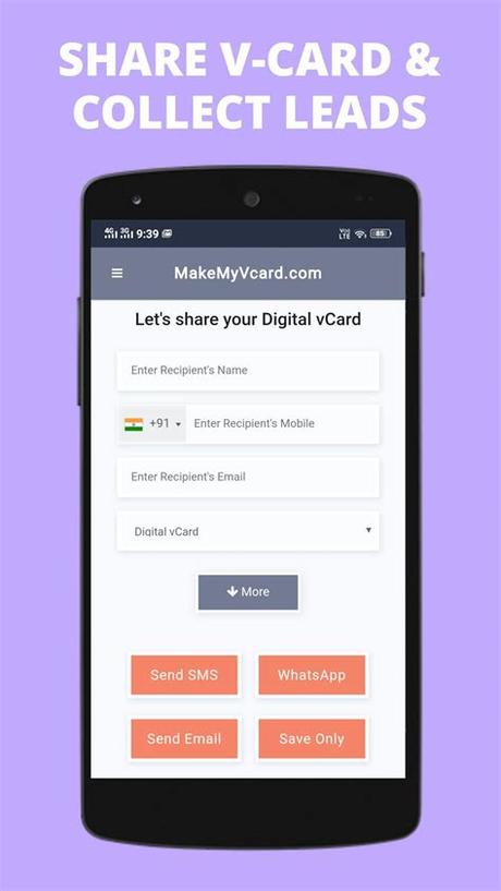 Snapdat is a free application that can is useful for creating beautiful, stylish, appealing digital business cards, which can be quite creative for the customer. Digital Business Card Maker App by Make My vCard for ...