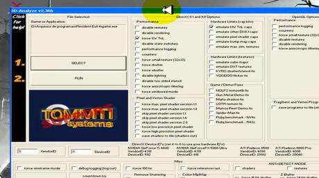 3DAnalyze for Graphic card interface