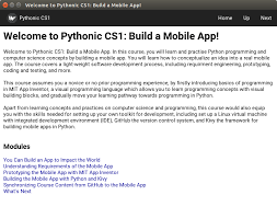 1.introduction to python 2.data structures 3.functions 4.modules and libraries 5.oop 6.testing / debugging topics covered in this course 7. Building Mobile Apps With Python Mobile Apps And Devices