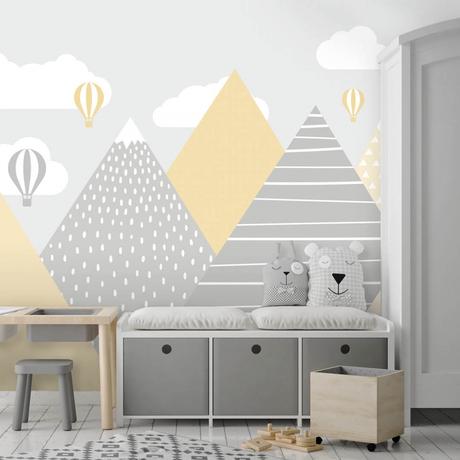 scnaid mountains wallpaper, Stylish & Modern Children's Room & Nursery Wallpaper & Wall Mural Ideas
