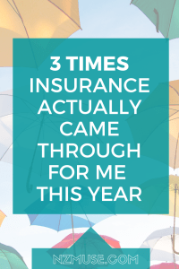 3 times insurance totally saved me in the last year