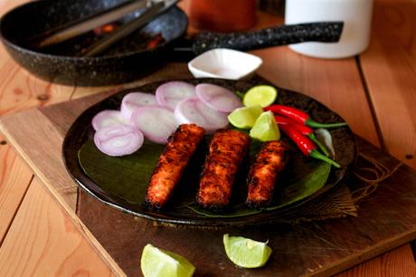 salmon fish fry indian style | omega 3 rich foods