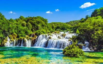 Waterfalls Krka, National Park, Dalmatia, Croatia