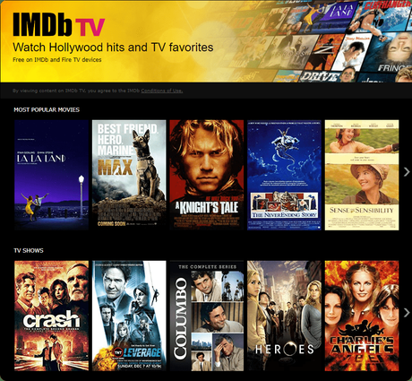 IMDb TV for watching movies- losmovies alternative