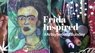 #Artsysecondsunday - Frida Inspired Painting