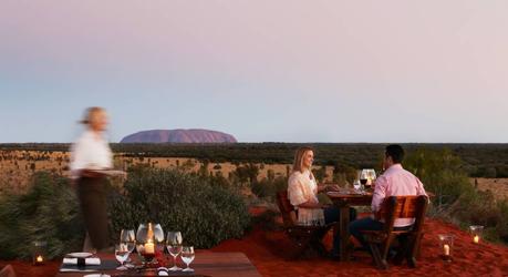 Outdoor dining experiences await at Uluru in Australia