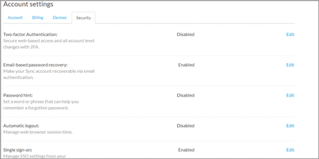 Sync.com review: Is it better than Dropbox and Pcloud? Sync Account Settings