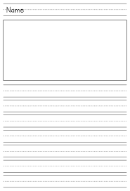 A line divided into 3 to help the child form their letters correctly; 7 Best Printable Primary Writing Paper Template Printablee Com