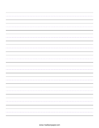 The paper features a smooth, sturdy texture that resists stains, making it an ideal alternative to use for writing on the go. Lined Handwriting Paper Printable Pdf Madison S Paper Templates