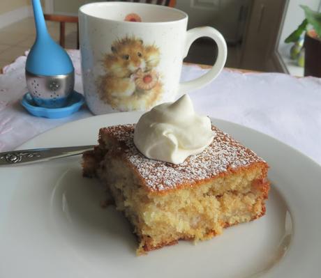 Rhubarb Buttermilk Picnic Cake