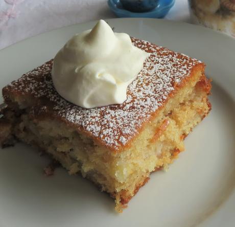 Rhubarb Buttermilk Picnic Cake