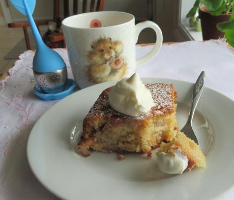 Rhubarb Buttermilk Picnic Cake