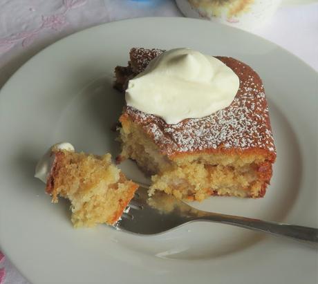 Rhubarb Buttermilk Picnic Cake