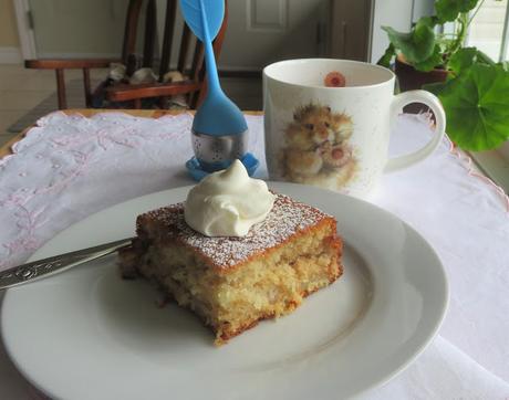 Rhubarb Buttermilk Picnic Cake