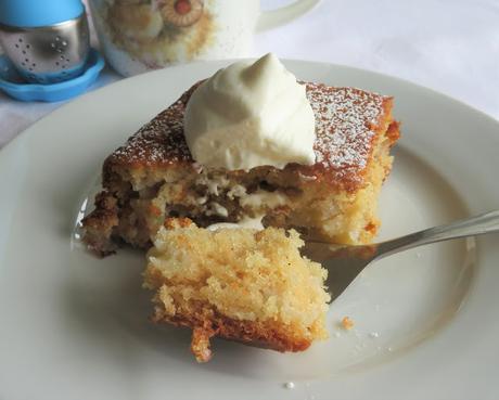 Rhubarb Buttermilk Picnic Cake