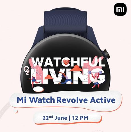 Mi Watch Revolve Active India launch