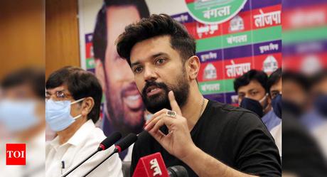 'A conspiracy was hatched while I was ill': Chirag Paswan blames Nitish Kumar's JD(U) for LJP split, vows - Times of India