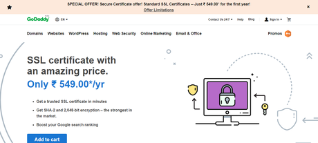 GoDaddy SSL Certificate Review- The Best & Reliable Platforms