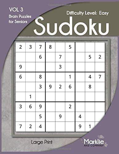 Free brain games for seniors aarp. Easy Sudoku: Large Print Brain Puzzles for Seniors | 100 ...