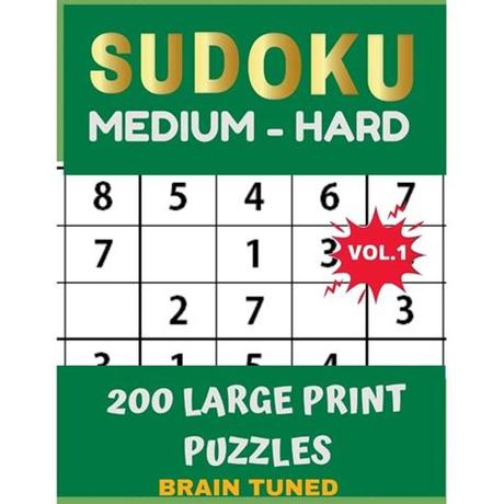 You'll need to draw just a bit on your knowledge of cars, going waaaay back. BRAIN TUNED VOL.1 SUDOKU Medium to Hard 200 Large Print ...