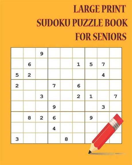 7 best brain games seniors printable worksheets. Large Print Sudoku Puzzle Books for Seniors: 16 Games for ...