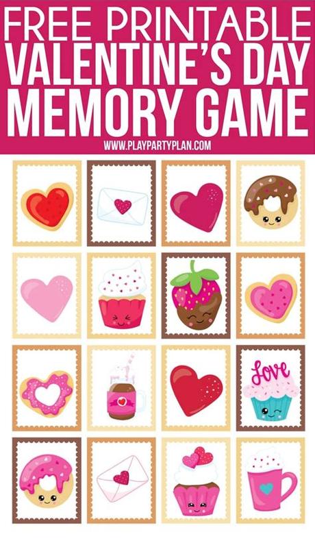 If you play memory games at memory games enhance other brain functions, such as attention level, and reading and reasoning thank you very much for these ideas, i used multiple of them to help with my senior project on severe. Free Printable Valentine Games For Adults | Free Printable
