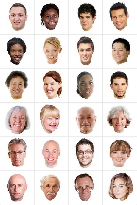 The online memotest for adults and seniors objective is to exercise the mind and improve the memory, to build personal strategies. Printable matching game for seniors - Faces - Print and ...