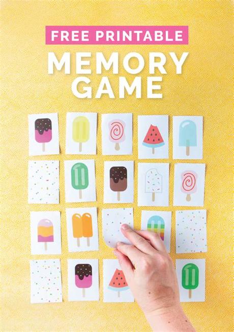 Find here many and free memory games online for seniors. Popsicle Printable Memory Game - Design Eat Repeat