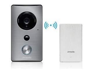 Zmodo Greet Wireless Video Doorbell with Beam Wi-Fi Extender - Cloud Service Available.