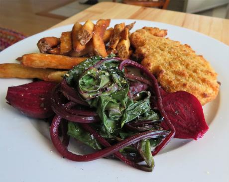 Steamed Baby Beets & Greens