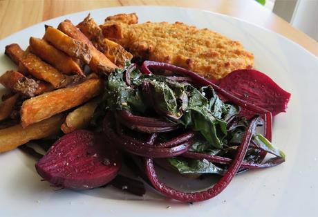 Steamed Baby Beets & Greens