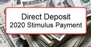How To Request Stimulus Check Direct Deposit - Stimulus check 2020: Status, schedule, calculator, direct ... : Taking a more conservative approach, using the irs timeline for the second round of stimulus checks as a guide, direct deposit payments could... We're now sending the third economic impact payments in accordance with the american rescue plan act of 2021, signed into law on march 11, 2021. Web Portal for Direct Deposit of Second 2020 Stimulus ...