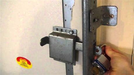 Deadbolts give additional security to your door especially if you live in. lock garage from inside using side latch.MP4 - YouTube