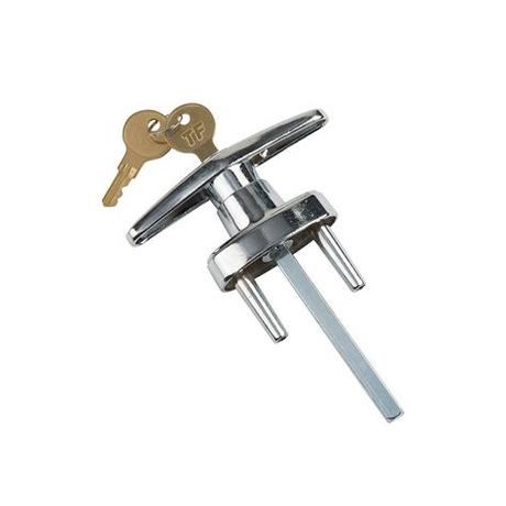 However, the fear is that anyone who knows the stamped key number can cut a new one. Buy Garage Door Lock T Handle w/2 Keys - Universal ...