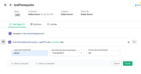 Test automation for 2FA-enabled authentication with Testsigma