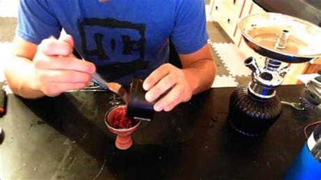 Load your clay bowl with loosely packed shisha. How to make a good smoking hookah - YouTube