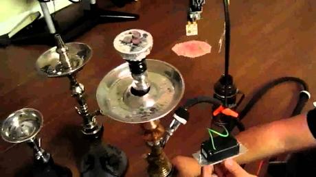 HD Homemade Hookah electrical coal made from toaster n ...