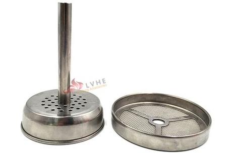 Use tongs or heatproof gloves to transfer the coals to just above the bowl, placing them onto the aluminum foil or screen. T010ch Lvhe Hookah Shisha Accessory Charcoal Holder Hookah ...