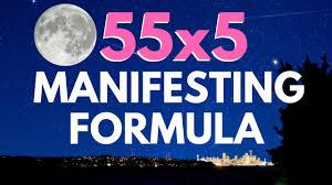 When you write, you want to behave as if you have what you'd like to manifest already. 55x5 Manifesting Formula Manifest Your Desires With This Technique