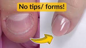 Gently pat your nails dry with a towel. Short Bitten Nails Sculptured With Polygel No Tips Or Forms Needed Youtube