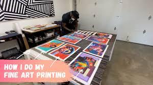 Hard to make good money without great marketing. How I Do My Fine Art Printing Process How To Make Prints Of Your Art Youtube