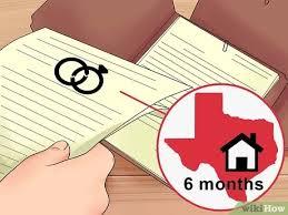 As long as one spouse has been a domiciliary of the state for six months and a resident of the county for 90 days, the divorce can be filed. How To Get A Divorce In Texas With Pictures Wikihow