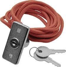 There are several different ways to lock a garage door the first is a keyed t handle lock that you can unlock your garage door from the outside with a key and then turn the handle to unlock the door and open it. Chamberlain 1702rev Emergency Unlocking Mechanism Conrad Com