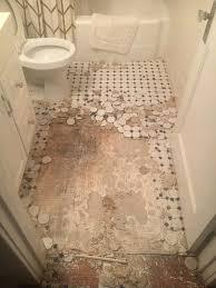It's a pain to demolish. How To Tile The Bathroom Floor Elkins Co